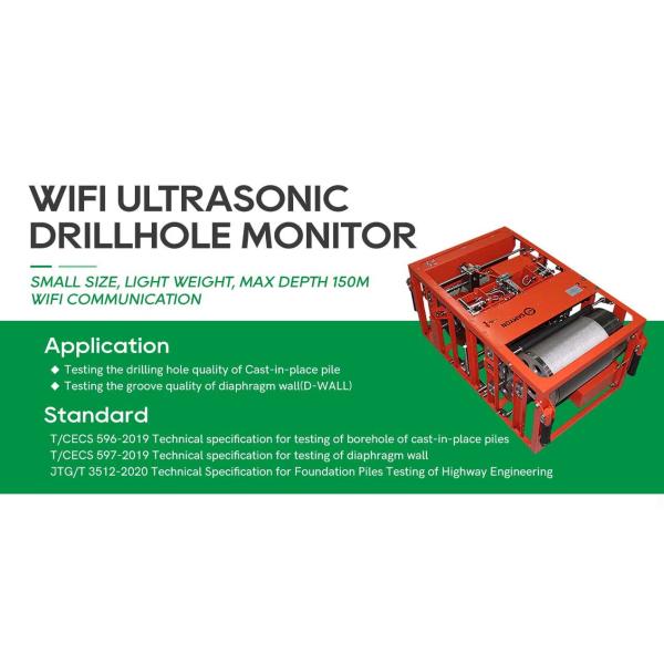 Bored Sy-8360 Pile Testing Equipment Ultrasonic Drill Hole Monitor