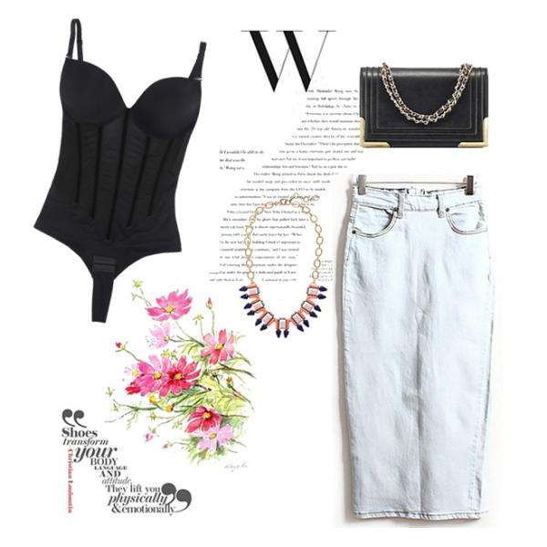 Adults Hexin Custom Shaper Back U Design Compression Shapewear With 5 Steel Bones