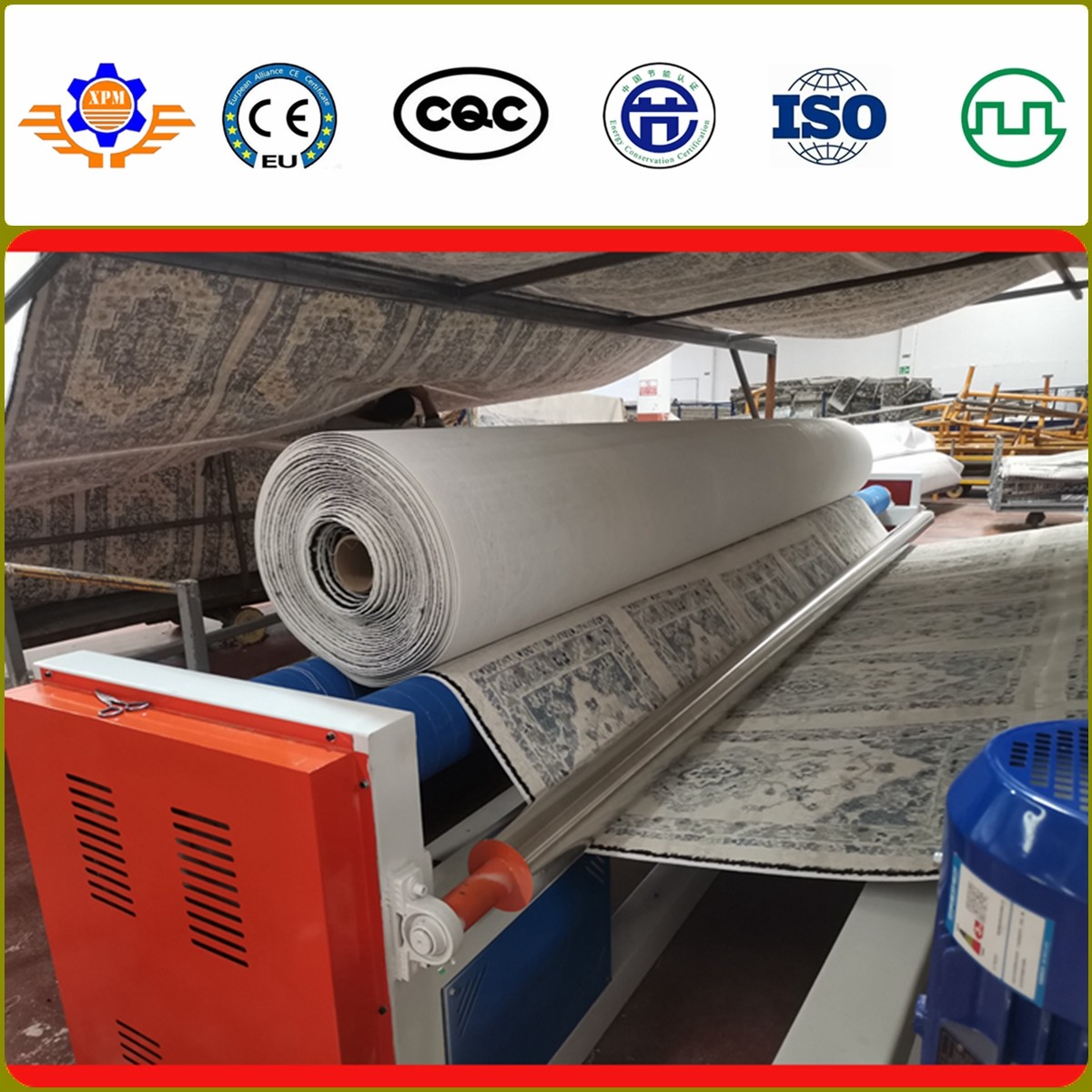 4m Carpet Backing Anti Slip TPE Layer Machine With Siemens PLC Control Schneider Electric