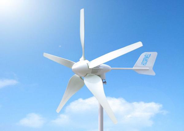 Quality 1KW Wind Power Grid - Tie System , 5 Blades HAWT Wind Hybrid Power System for sale