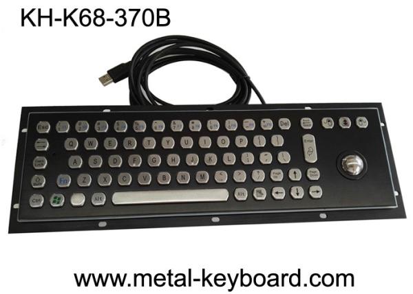 Quality IP65 Win10 Stainless Steel Computer Keyboard With Laser Trackball for sale