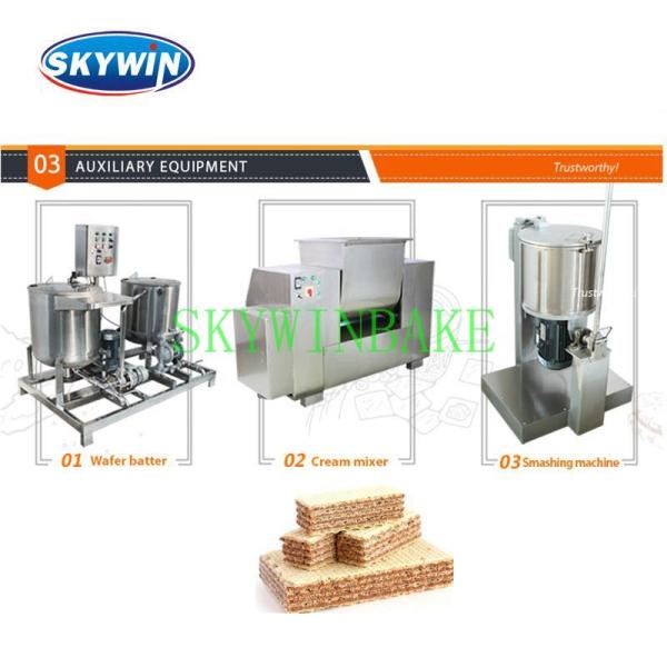 ISO9000 Long Service Life SS304 Chocolate Coating Machine Chocolate Wafer Bar