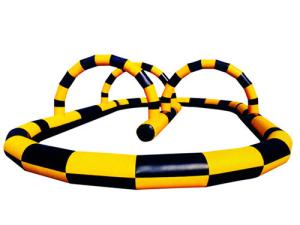 China Customised design inflatable race track In Inflatable Amusement Park on sale