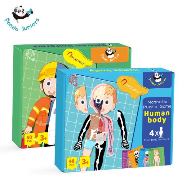 Quality Human Body Educational Jigsaw Puzzle Toys Skeleton Early Learning  for 3 4 5 6 7 8 Years Old for sale