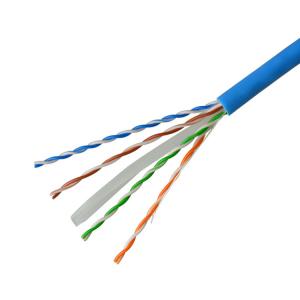 China Polyethy Lene 0.58BC Bare Copper UTP 4 Pair Cat6 Cable on sale