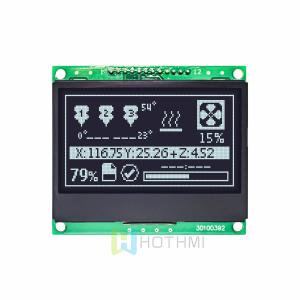 Buy cheap 3.0 inch LCD 128x64 Blue Graphic LCD Display | STN Negative Display | White Backlight | ST7565R | SPI arduino product