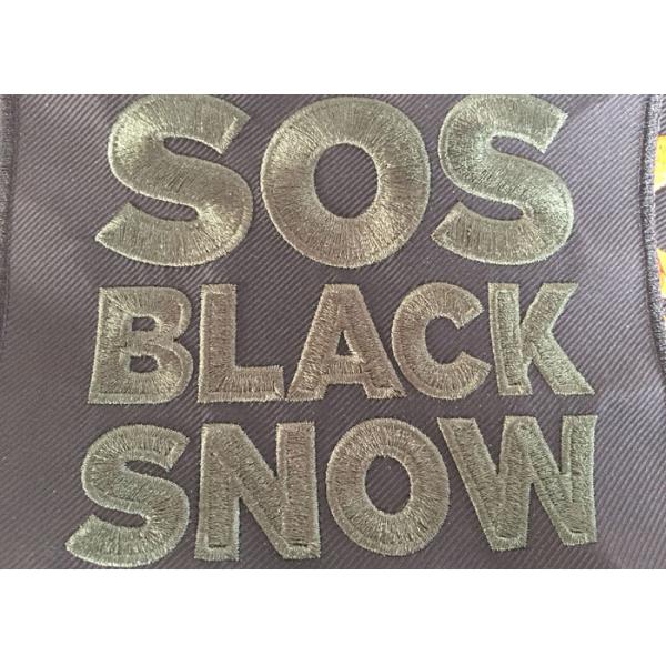 3D Raised Logo Woven Custom Embroidered Patches Sew On Cloth Badges