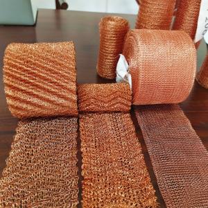 Buy cheap Knitted Pest Control Copper Mesh Customized Size Copper Gauze Mesh product