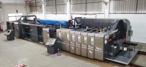 China 250 Sheet/Min Box Folder Gluer Machine Single Shaft Dual Slotter on sale