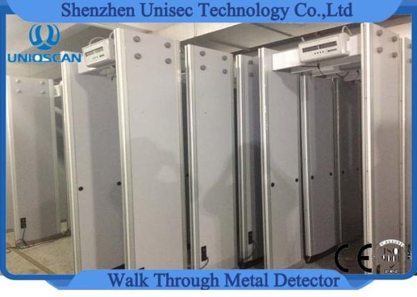 Quality 0-99 Sensitivity Archway Metal Detector security scanner walk through gate with 6 zones for sale
