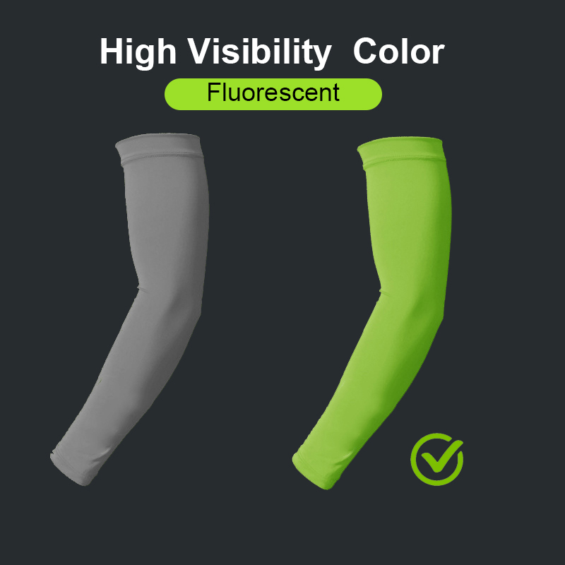 Unisex Cycling Arm Sleeves with UV Protection and Breathable/Quick-dry Fabric