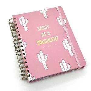Buy cheap Mylar Index Tabs Spiral Notebook Printing Service With Elastic Band product