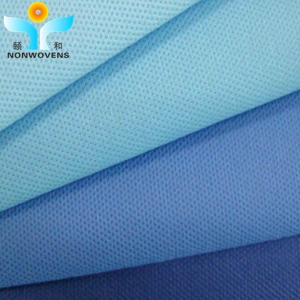 Blue SMS Non Woven Fabric Rolls For Medical Disposable Products Producing