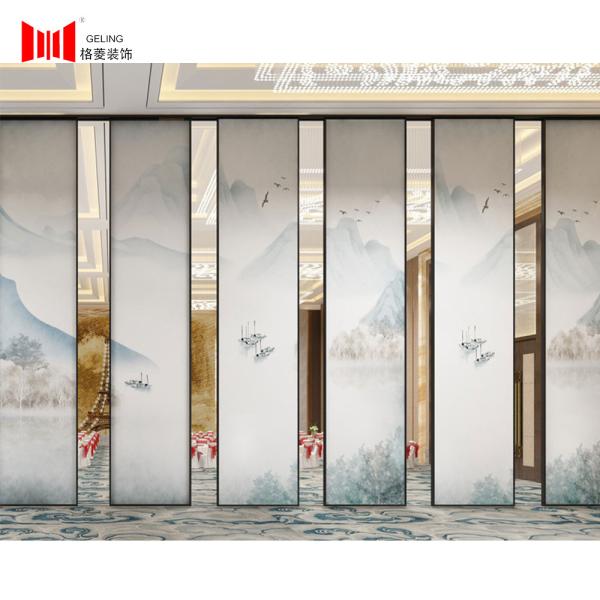 Quality 9m High Banquet 44db Soundproof Partition Wall Paint Surface for sale
