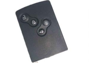 China Black Renault Koleos Keyless Entry Key Fob 4 Button Transponder Chip PCF7941 434 Mhz on sale