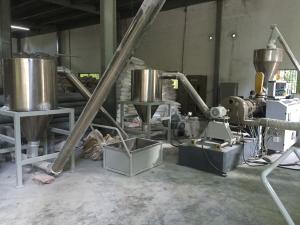 Buy cheap High Efficiency Twin Screw Compounding Extruder Full Automatic Feature product