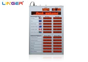 Buy cheap Aluminum Frame Indoor Led Excharge Rate Display Board With 12 Rows And 2 Columns product