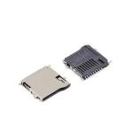 9p T Flash Card Memory Card Connectors Push Type 10000 Cycles