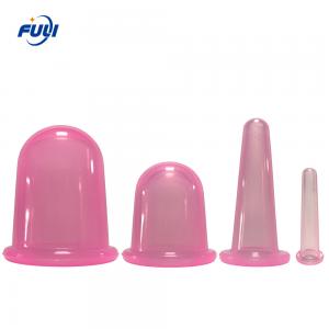 China 1pcs Suction Silicone Massage Cupping Anti-Cellulite Cups Facial and Body Therapy on sale