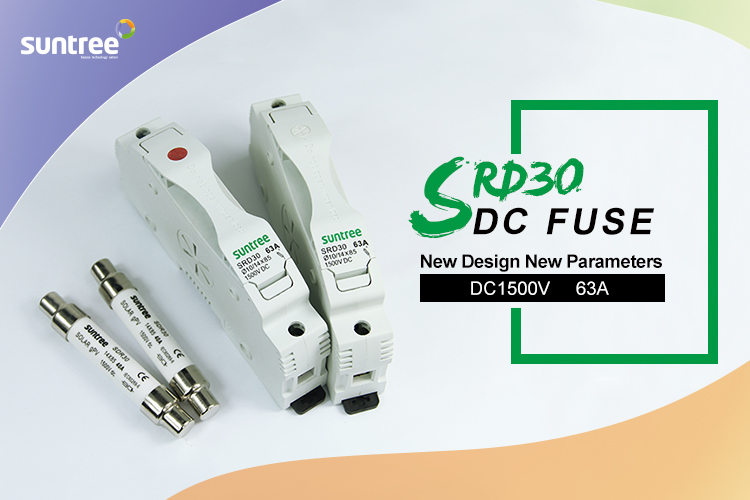 Round IEC 1P 1500V 32a Solar DC Fuse Holder