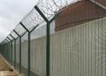 4.0mm 4.5mm Welded Wire Mesh Fence With Razor Wire Y Square Post