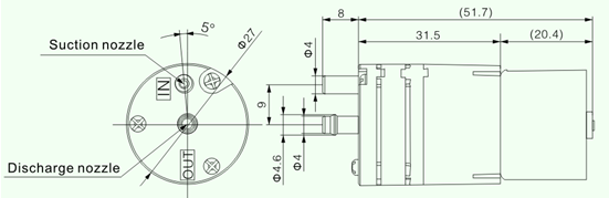 Brushless 12V DC Vacuum Pump