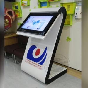 Panel Type TFT LCD Screen LED Light 19inch Smart Touch Screen Table Stand For Restaurants
