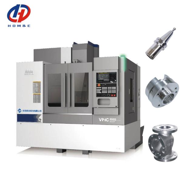 3 Axis Vertical Machining Center Aluminum Machining VMC850Q 4 Axis CNC Milling
