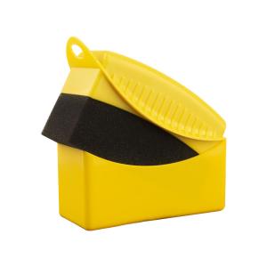 Car Tires Waxed and Oiled Sponge Interior Corners Waxed Sponge Car Sponges Brush with Lids