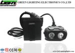 25000lux LED Mining Light Dual Beam Functional Cap Lamp Mountable Positioning