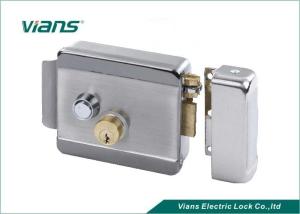 China Double Lock Cylinder Electric Rim Lock Turn Left or Turn Right to Open the Door on sale