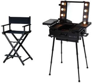 High Performance Makeup Case With Mirror And Lights Fashionable Design
