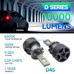 Masters D Series 100W 10000 Lumens 6500K Cool White D1S/D1R D2S/D2R D2H D3S/D3R