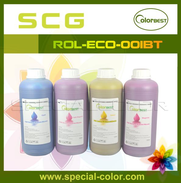 Quality compatible Eco Solvent Ink in bottle for mimaki cjv30- 6 Color  1000ml for sale