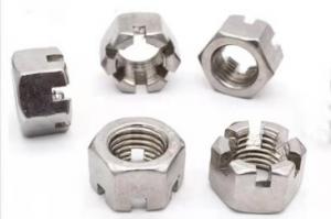 Buy cheap Carbon Steel Zinc Plated Hexagon Slotted Nut Din 935 Hex Nut product