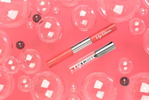 Round Empty Lip Gloss Tubes With Brush Applicator Hot Stamping