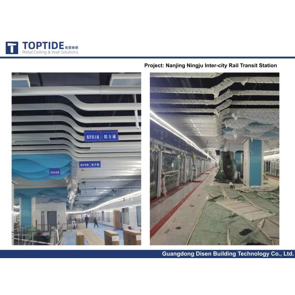 1.2mm Roll Form White U Shape Baffle Ceiling Buidling Decorational Metal Suspended Wall Ceiling Strip