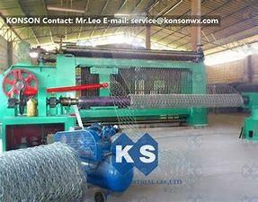 Buy cheap CE GI 80x100 Size Automatic Hexagonal Mesh Machine product