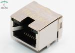 Shielded RJ45 Plug Connector Female Modular Jacks With LED For VOIP Gateway