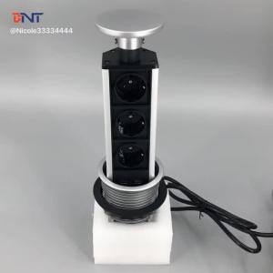 Buy cheap BNT eu european power hidden table kitchen pull out power socket with usb product