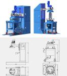 Servo Hapg Clamping Machine Vacuum Mixing Injection Device 2.5KW