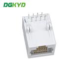 DGKYD111B002IWC4D single port RJ45 connector, 100Mbps, integrated filtering,
