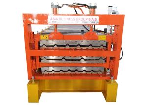 China Three Layer Roof And Wall Panel 0.3mm Cold Roll Forming Machine on sale