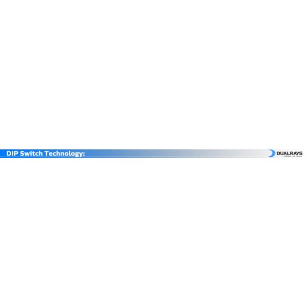 DUALRAYS D5 LED Moisture-proof Light with DIP Switchable Power/3CCT and wiring-through