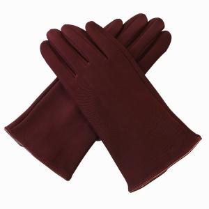 Buy cheap Polyester Winter Warm Gloves Fashion Classic Red Stretch product