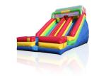 Rainbow Commercial Inflatable Slide For Big Event / Screamer Inflatable Bounce