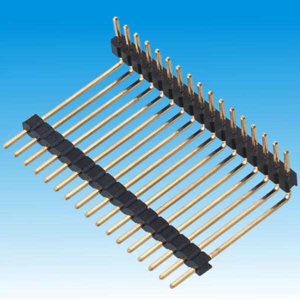 Quality Universal 2mm Pitch Pin Header Board Single Row Electrical Connector for sale