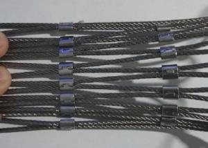 25x25mm Black Oxide Cable Mesh Customized For Versatile Ladder