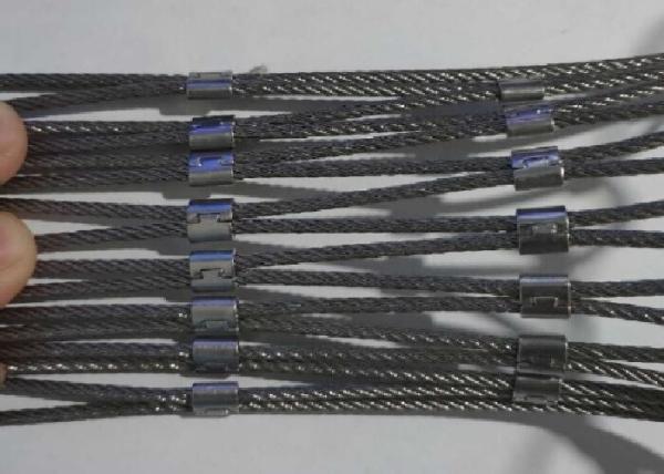 Quality 25x25mm Black Oxide Cable Mesh Customized For Versatile Ladder for sale