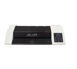 Gold color, black color and digital display pouch laminator with 4 rollers, heating lamp